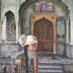 A spicy Indian Tale60x80, oil on linnen